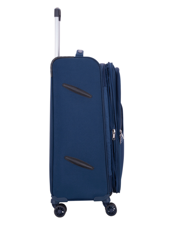 Buy Harley 24 inches Travel Luggage Navy Blue 62 cm Soft-Sided